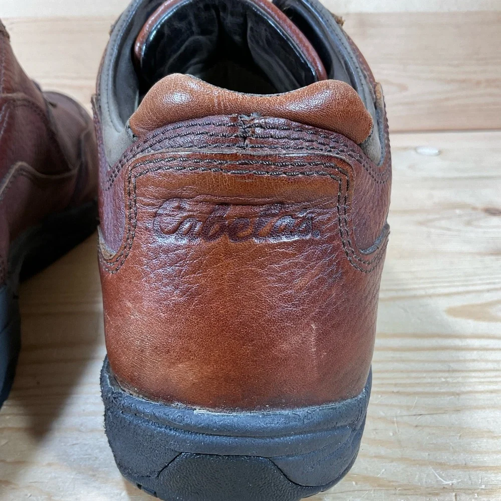 Cabela's Dry-Plus Leather Casual Hiking Shoes Size Men’s 12 D Brown 82-3422